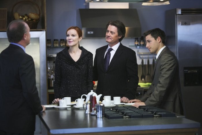 Foto Marcia Cross, Shawn Pyfrom, Kyle MacLachlan