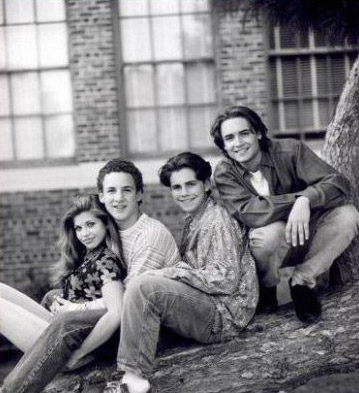 Foto Will Friedle, Ben Savage, Danielle Fishel, Rider Strong
