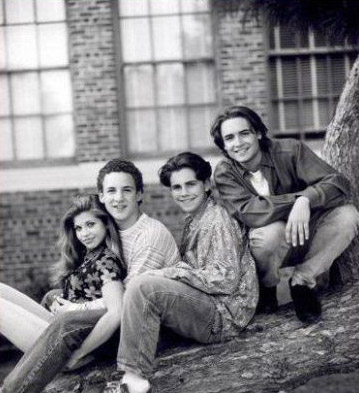 Foto Rider Strong, Ben Savage, Danielle Fishel, Will Friedle