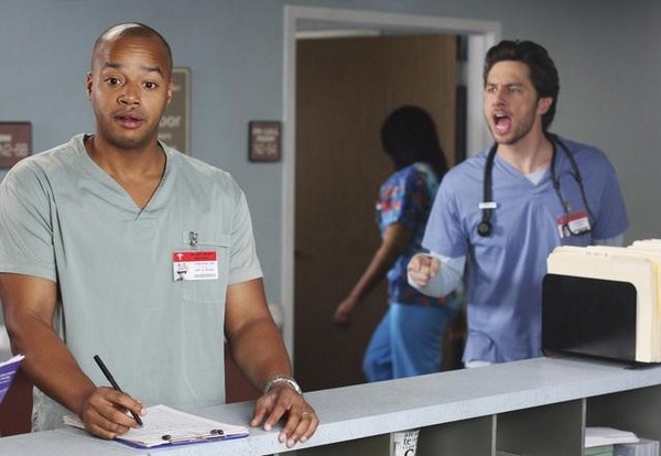 Foto Donald Faison, Zach Braff