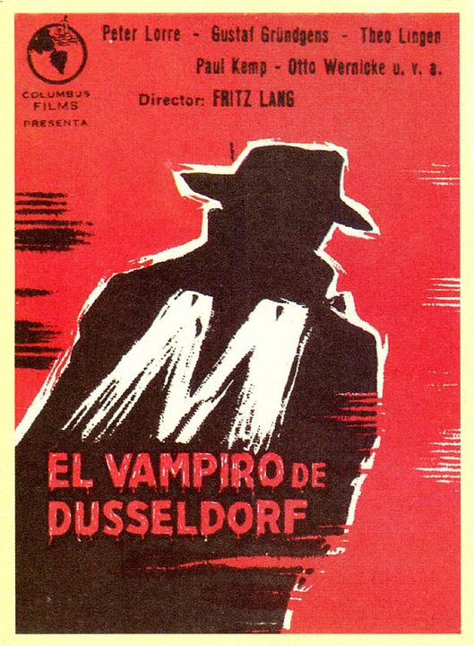 M, El vampiro de Düsseldorf : Cartel