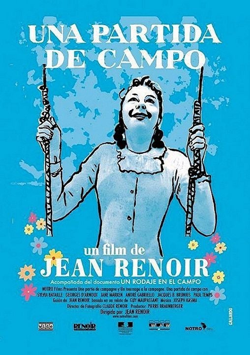Una partida de campo : Cartel