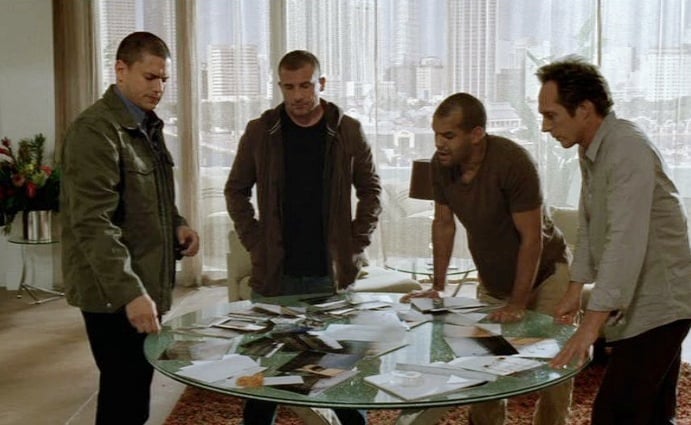 Foto William Fichtner, Dominic Purcell, Amaury Nolasco, Wentworth Miller