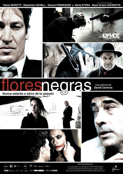 Flores negras : Cartel