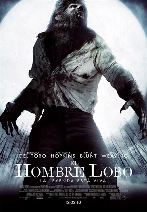 El hombre lobo : Cartel