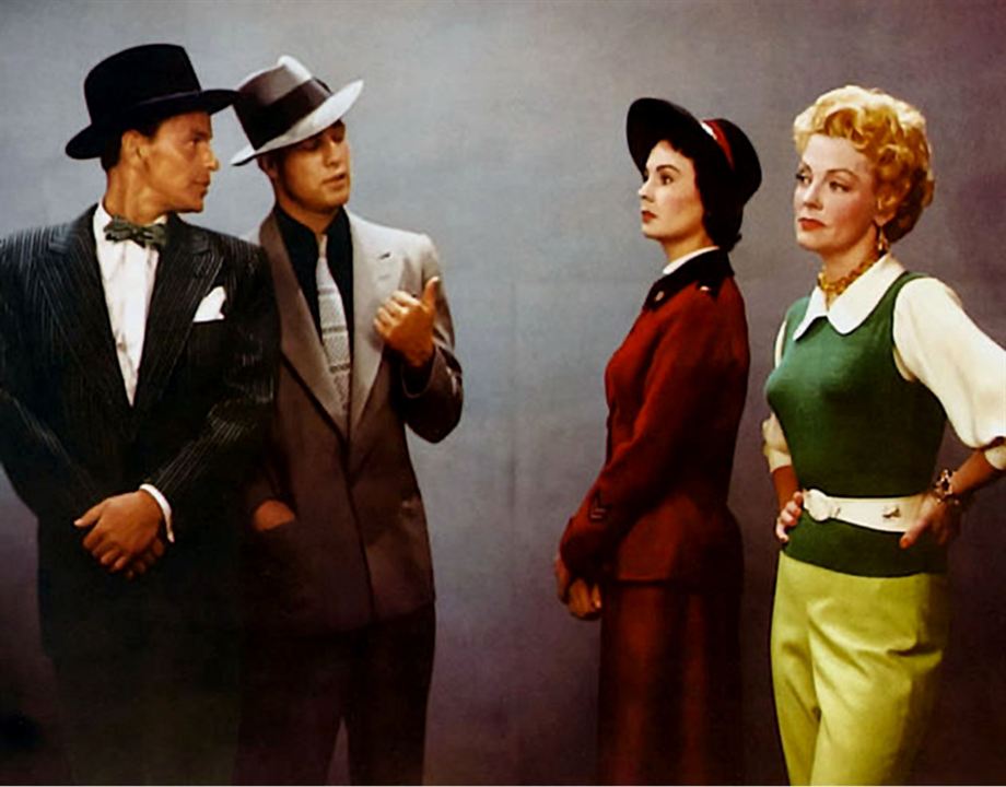 Ellos y ellas : Foto Marlon Brando, Frank Sinatra, Jean Simmons, Vivian Blaine