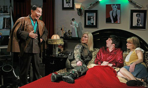 Foto Katee Sackhoff, George Takei, Melissa Rauch, Simon Helberg