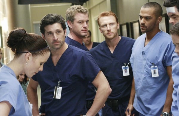 Foto Eric Dane, Patrick Dempsey, Kevin McKidd, Jesse Williams, Chyler Leigh