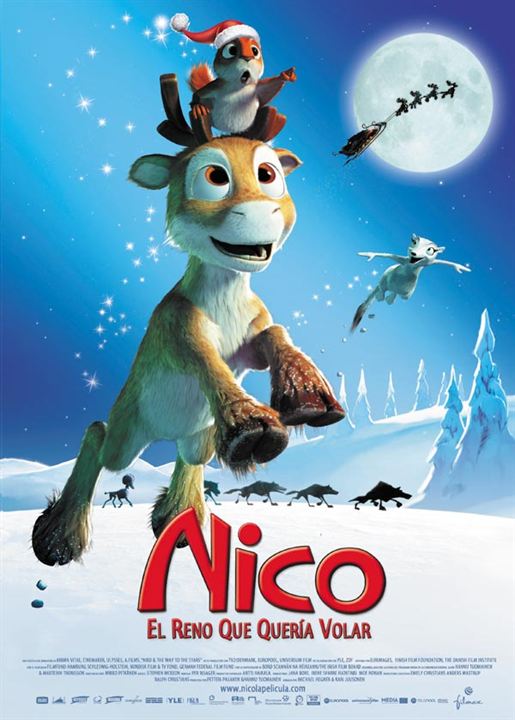 Nico, el reno que quería volar : Cartel