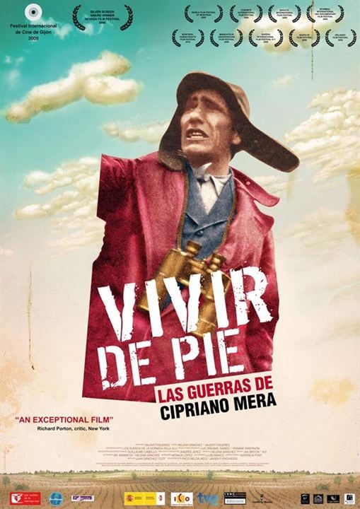 Vivir de pie. Las guerras de Cipriano Mera : Cartel