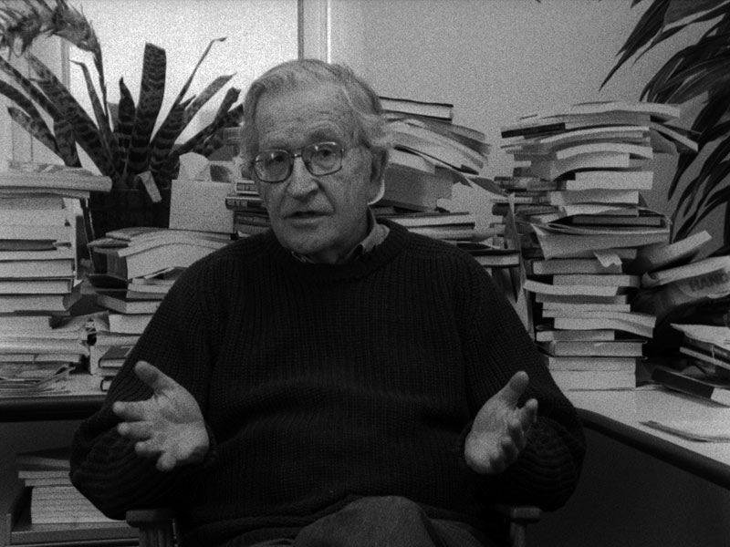 Foto Noam Chomsky, Richard Brouillette