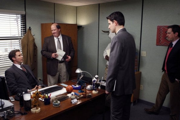 Foto Brian Baumgartner, Will Ferrell, Zach Woods, Ed Helms