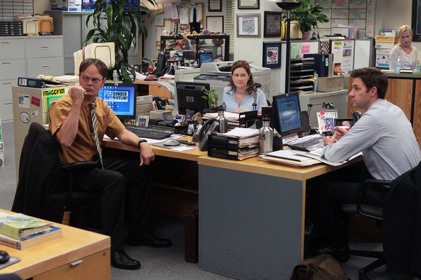The Office (US) : Foto John Krasinski, Jenna Fischer, Rainn Wilson
