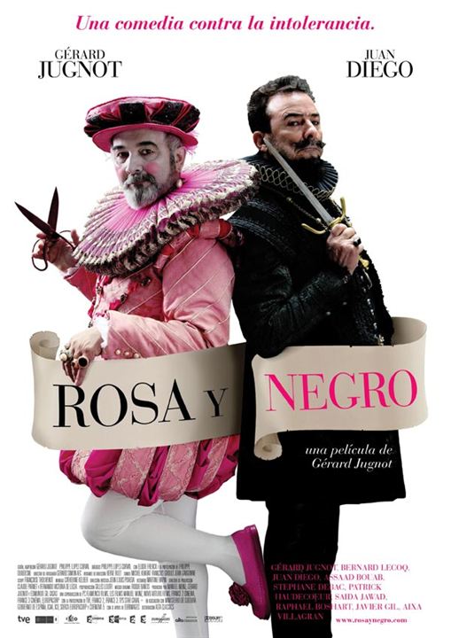 Rosa y negro : Cartel