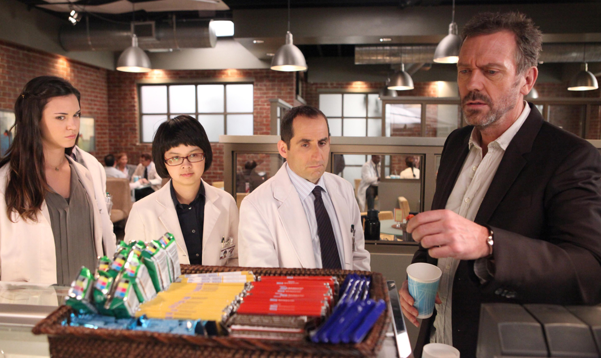 House : Foto Peter Jacobson, Hugh Laurie, Odette Annable, Charlyne Yi