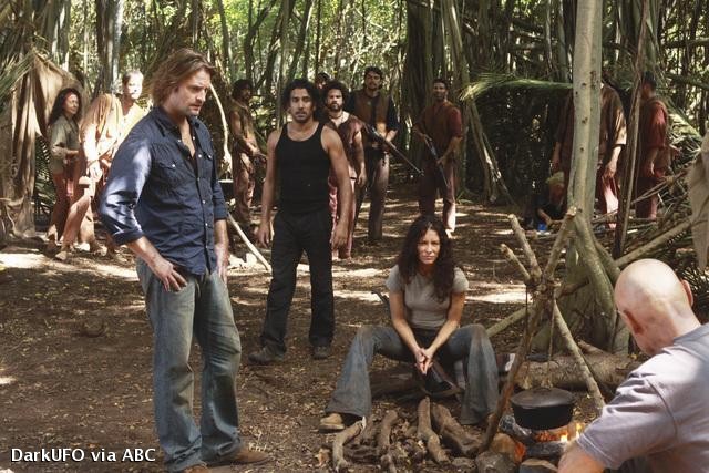 Foto Naveen Andrews, Evangeline Lilly, Josh Holloway, Terry O'Quinn