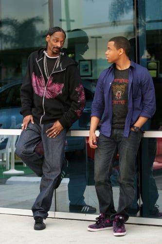 Foto Tristan Mack Wilds, Snoop Dogg