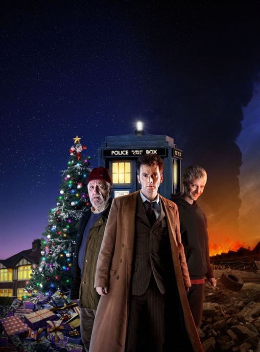 Doctor Who (2005) : Foto David Tennant, John Simm, Bernard Cribbins