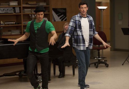 Glee : Foto Cory Monteith, Harry Shum Jr.