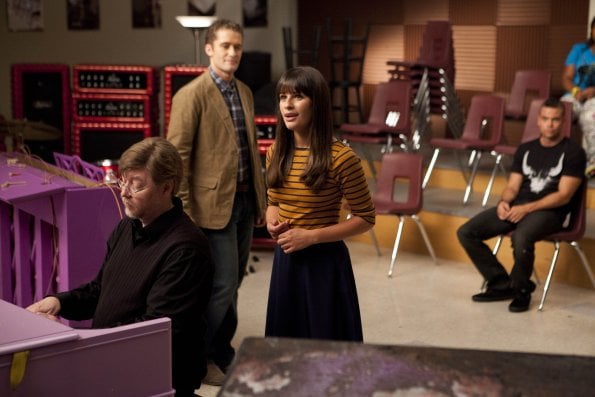 Glee : Foto Mark Salling, Cory Monteith, Lea Michele