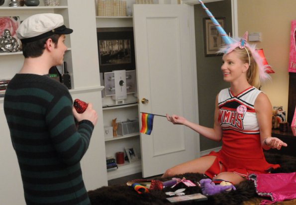 Glee : Foto Heather Morris, Chris Colfer