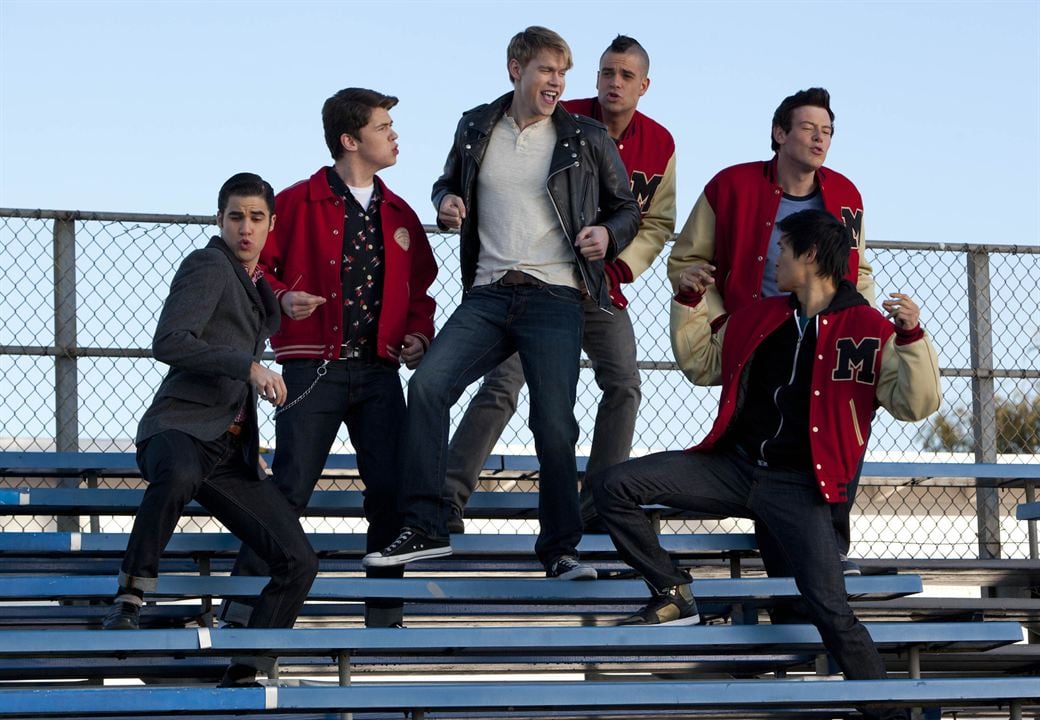 Glee : Foto Mark Salling, Darren Criss, Harry Shum Jr., Chord Overstreet, Damian McGinty, Cory Monteith