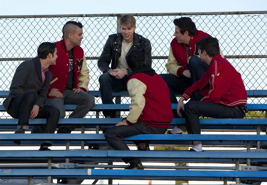 Glee : Foto Cory Monteith, Mark Salling, Darren Criss, Harry Shum Jr., Chord Overstreet, Damian McGinty