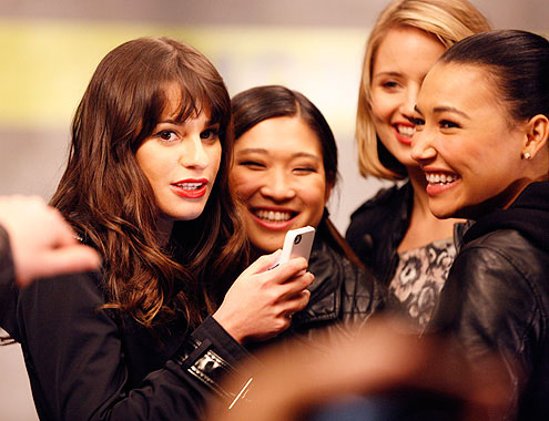 Glee : Foto Naya Rivera, Lea Michele, Dianna Agron, Jenna Ushkowitz
