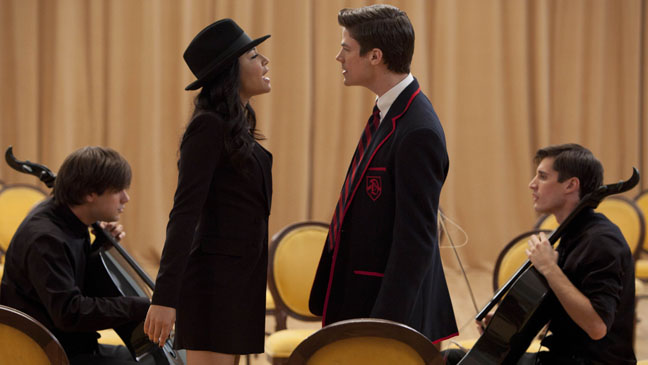 Glee : Foto Naya Rivera, Grant Gustin
