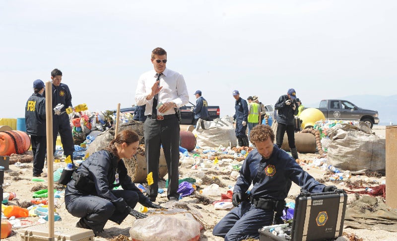 Bones : Foto T.J. Thyne, David Boreanaz, Emily Deschanel