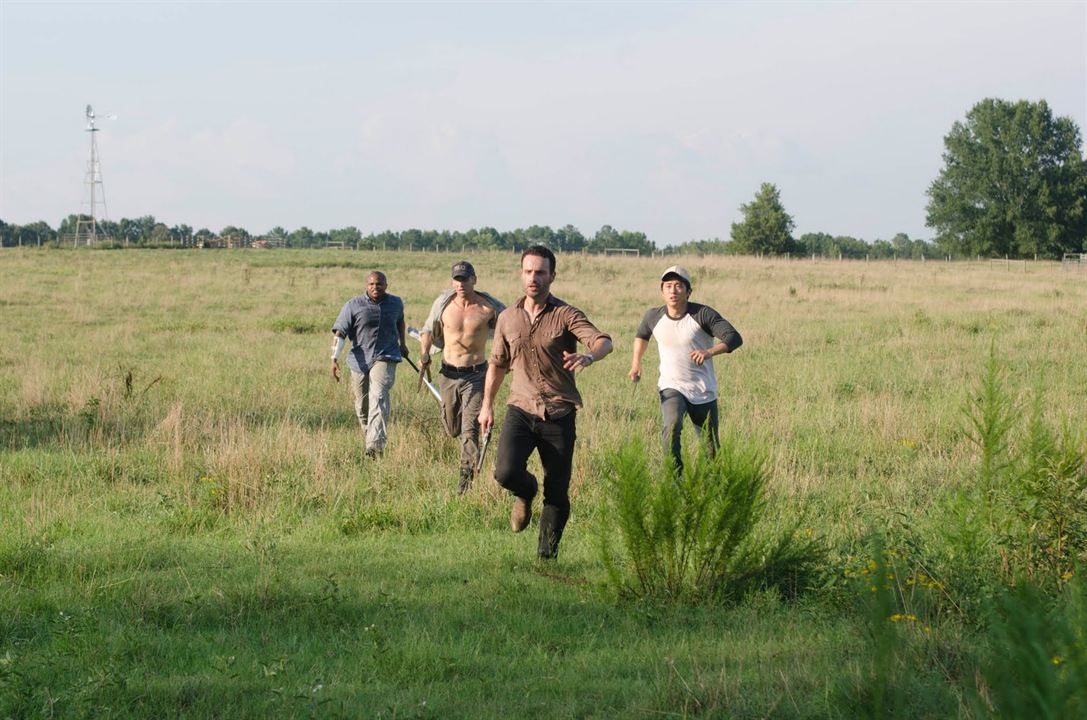 The Walking Dead : Foto Jon Bernthal, Steven Yeun, IronE Singleton, Andrew Lincoln