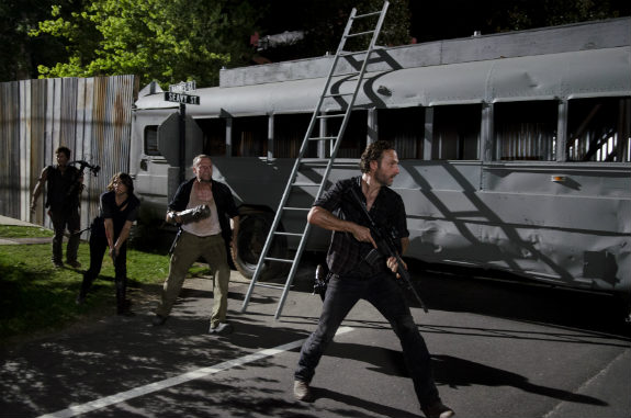 The Walking Dead : Foto Lauren Cohan, Norman Reedus, Michael Rooker, Andrew Lincoln
