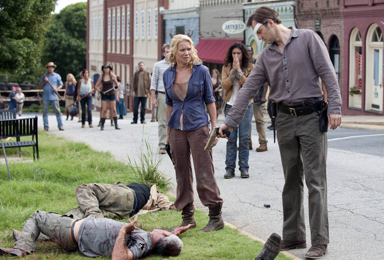 The Walking Dead : Foto David Morrissey, Laurie Holden
