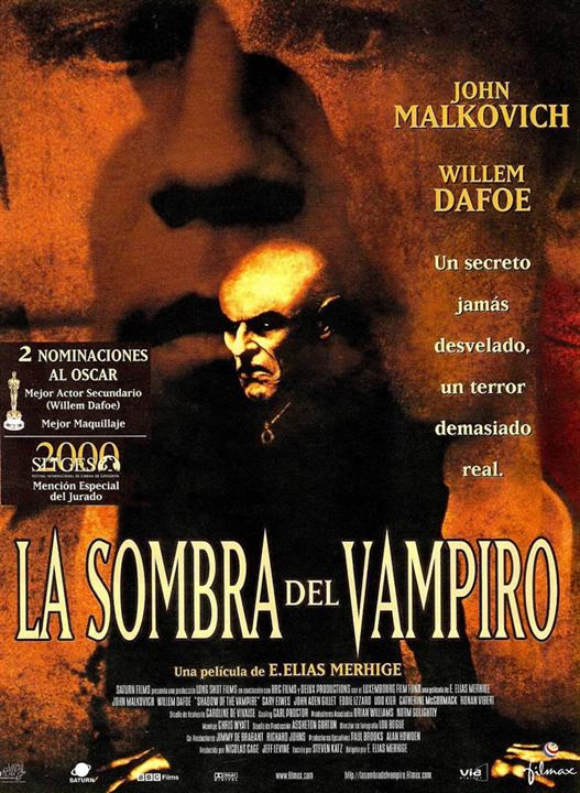 La sombra del vampiro : Cartel
