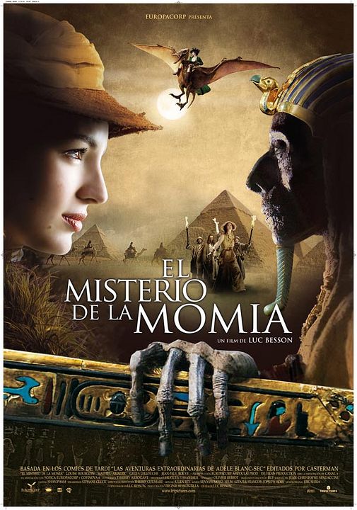 Adèle y el misterio de la momia : Cartel