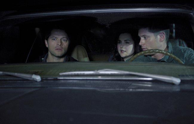 Sobrenatural : Cartel Misha Collins, Rachel Miner, Jensen Ackles