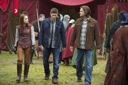 Sobrenatural : Foto Felicia Day, Jensen Ackles, Jared Padalecki