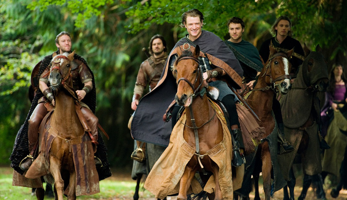 Foto Diarmaid Murtagh, Peter Mooney, Clive Standen, Jamie Campbell Bower, Philip Winchester