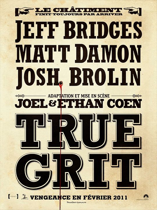 Valor de ley (True Grit) : Cartel