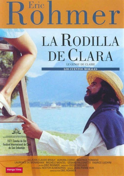 La rodilla de Clara : Cartel