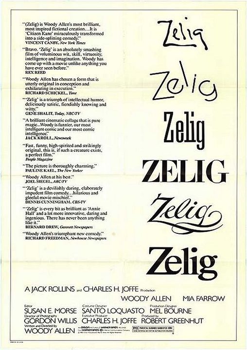 Zelig : Cartel