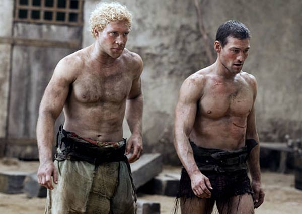 Spartacus: Sangre y arena : Foto Andy Whitfield, Jai Courtney