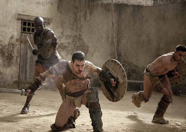 Spartacus: Sangre y arena : Foto Andy Whitfield, Peter Mensah