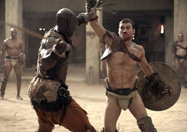 Spartacus: Sangre y arena : Foto Andy Whitfield, Peter Mensah