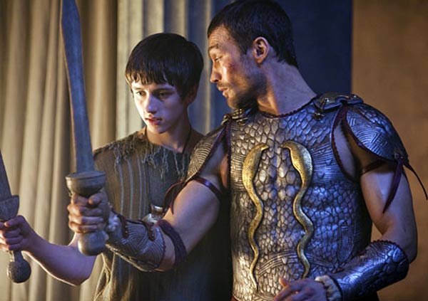 Spartacus: Sangre y arena : Foto Andy Whitfield, Lliam Powell