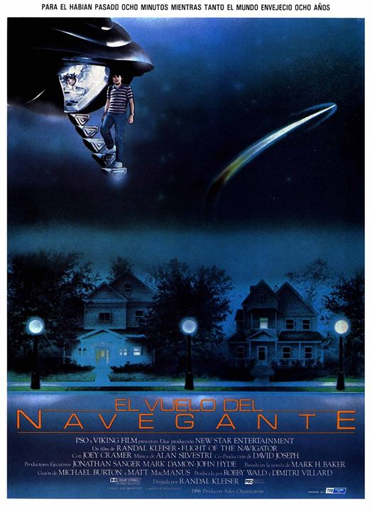 El vuelo del navegante : Cartel