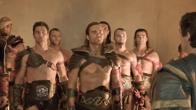 Spartacus: Dioses de la Arena : Foto Dustin Clare, Manu Bennett, Nick Tarabay, Shane Rangi