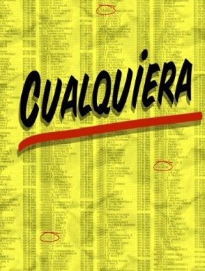 Cualquiera : Cartel