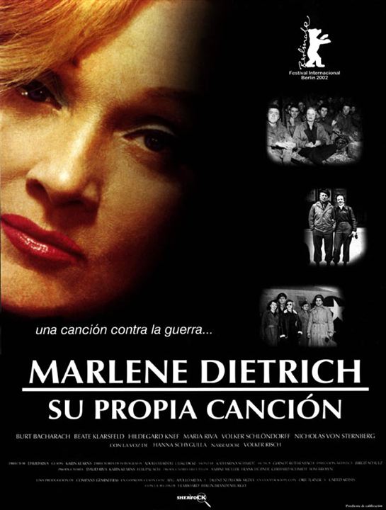Marlene Dietrich: Su propia canción : Cartel