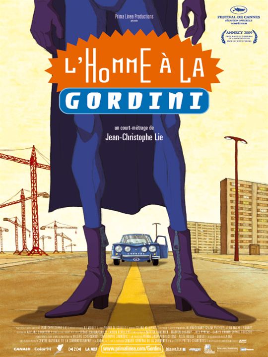 El hombre del Gordini azul : Cartel